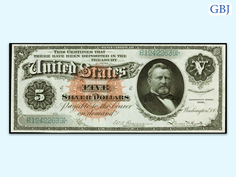 Old Silver Dollar Certificates